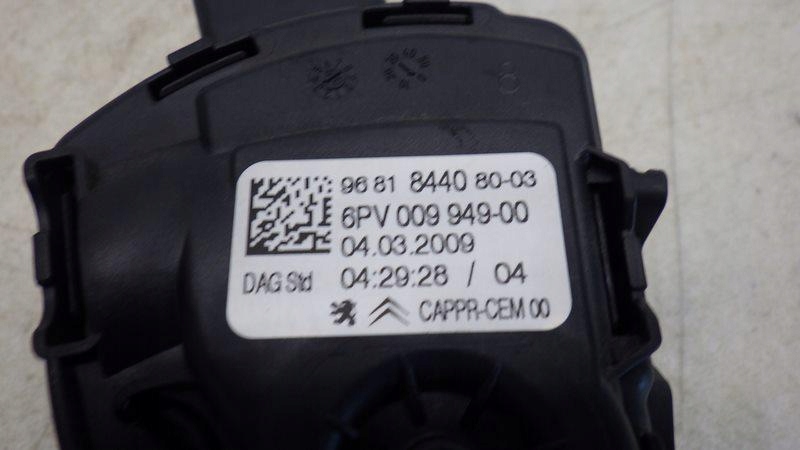 фото №6, Педаль газу потенціометр peugeot 308 i t7 1.4 vti 9681844080 6pv009949-00