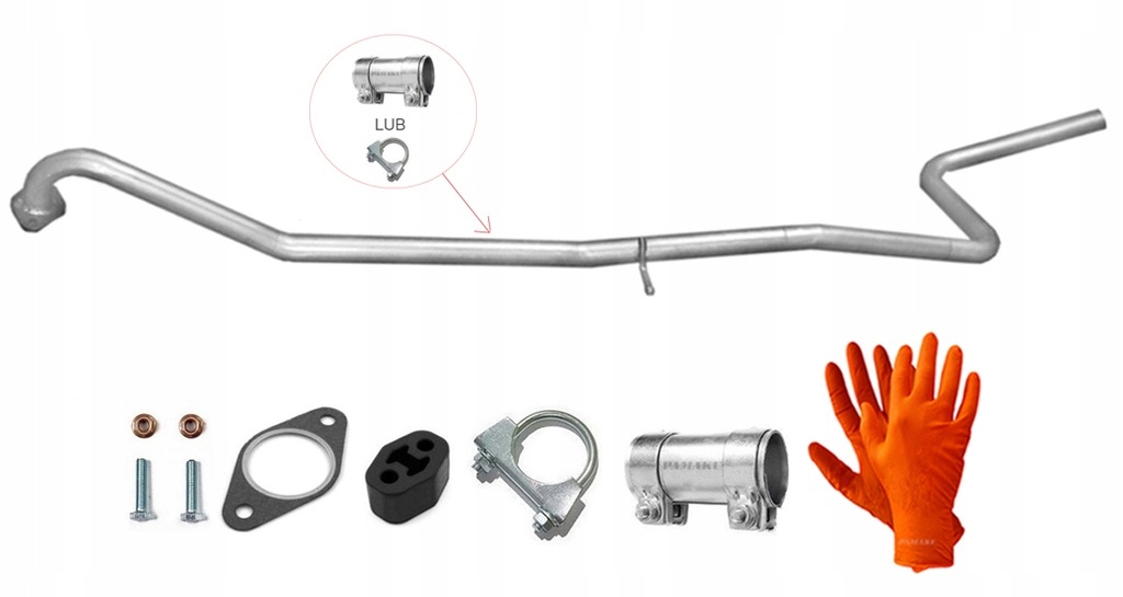 фото №1, Ford fusion 1.4 tdci od 2002r. труба середня