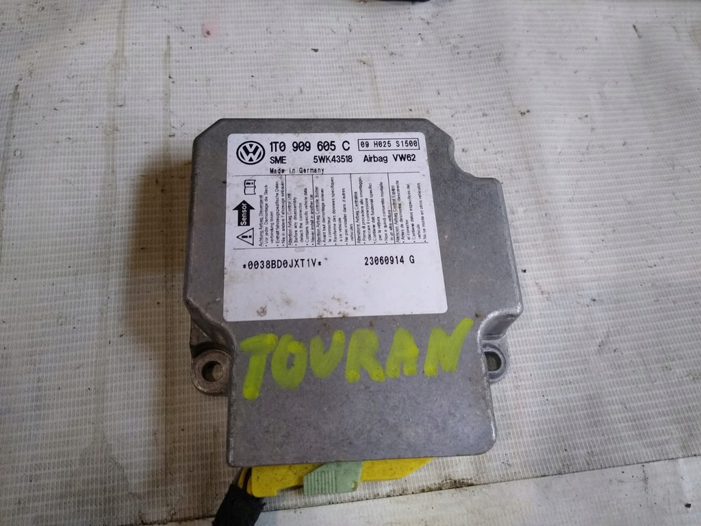 фото №5, Touran консоль приборная панель подушка безопасности водителя пассажир euro