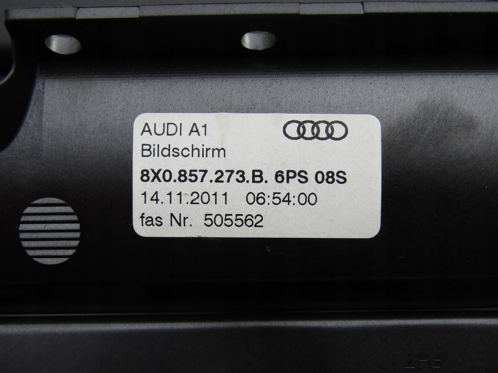 фото №4, Дисплей радіо навігації audi a1 1.4 tfsi 8x