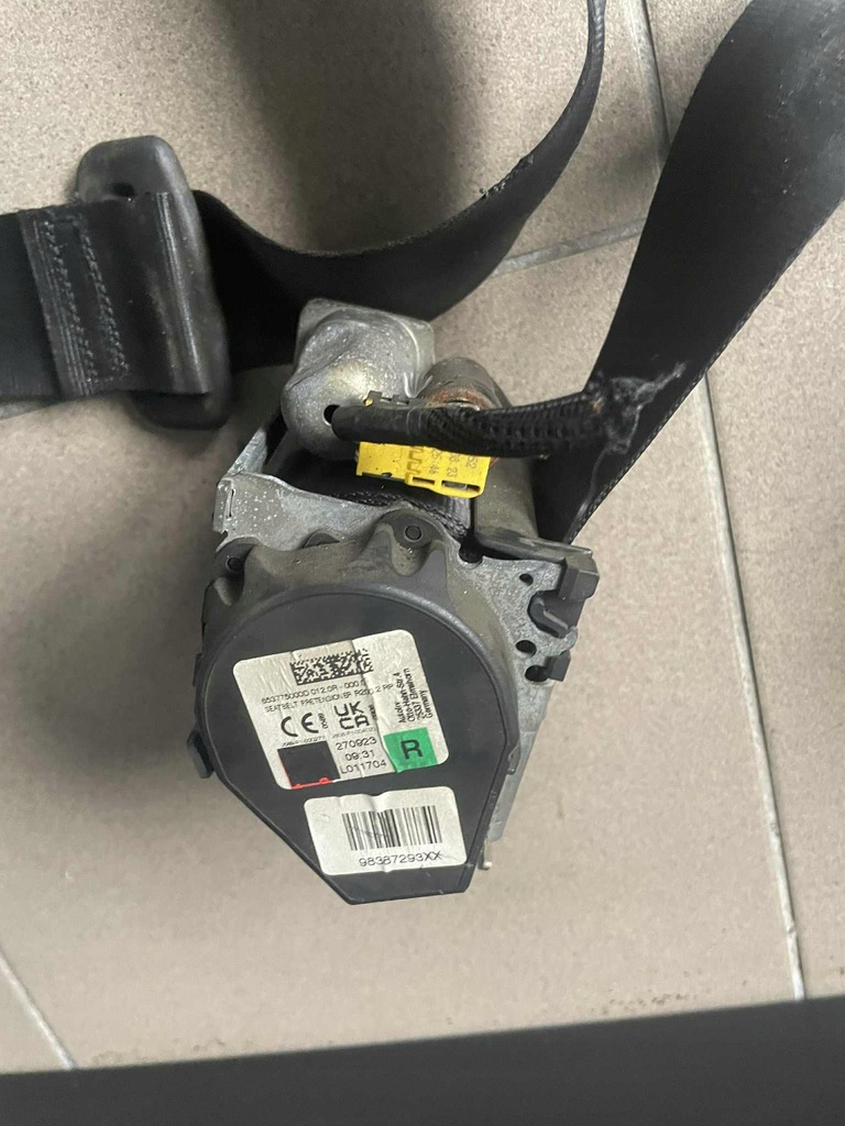 фото №6, Peugeot 408 gt p54 pas ремни безопасности 98310329 98379316 98387293 2023r