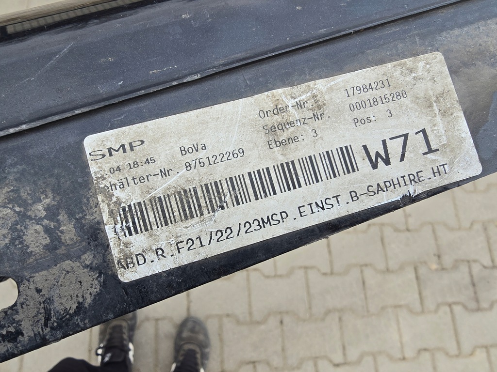 фото №10, Молдинг порог правая bmw 1 f21 2 f22 f23 m набор