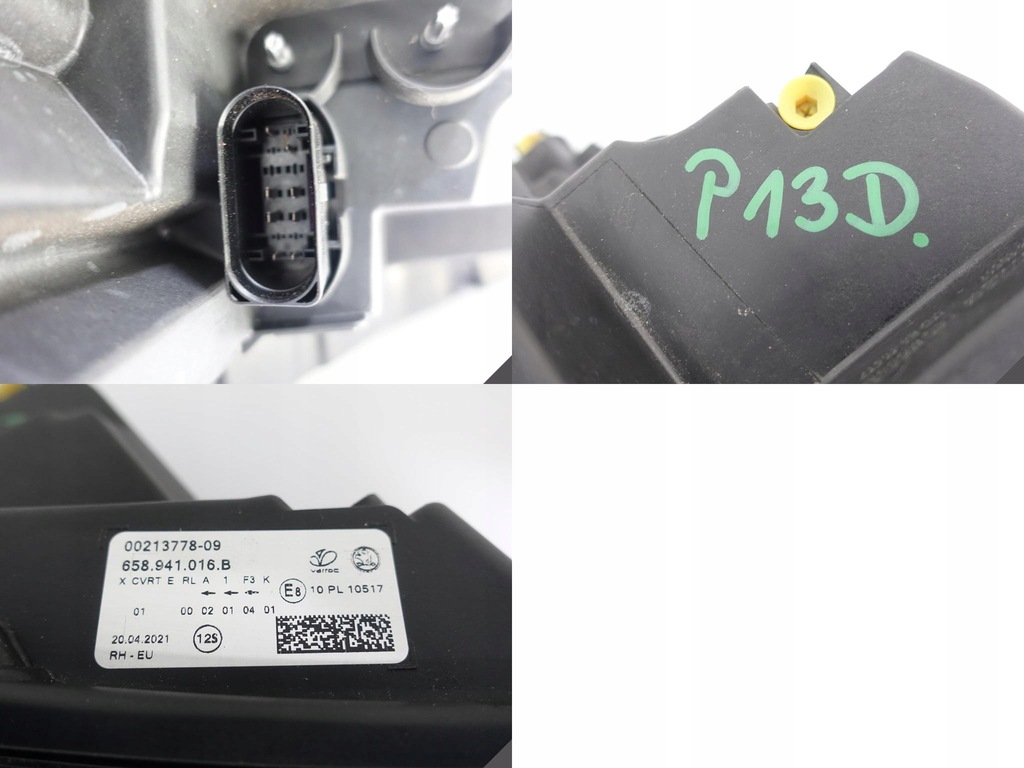 фото №12, Skoda оригинальный номер 658941016b лампа передняя p