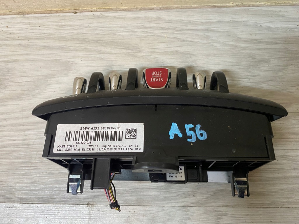 фото №4, Mini cooper f55 f56 панель запуск стоп 6838204