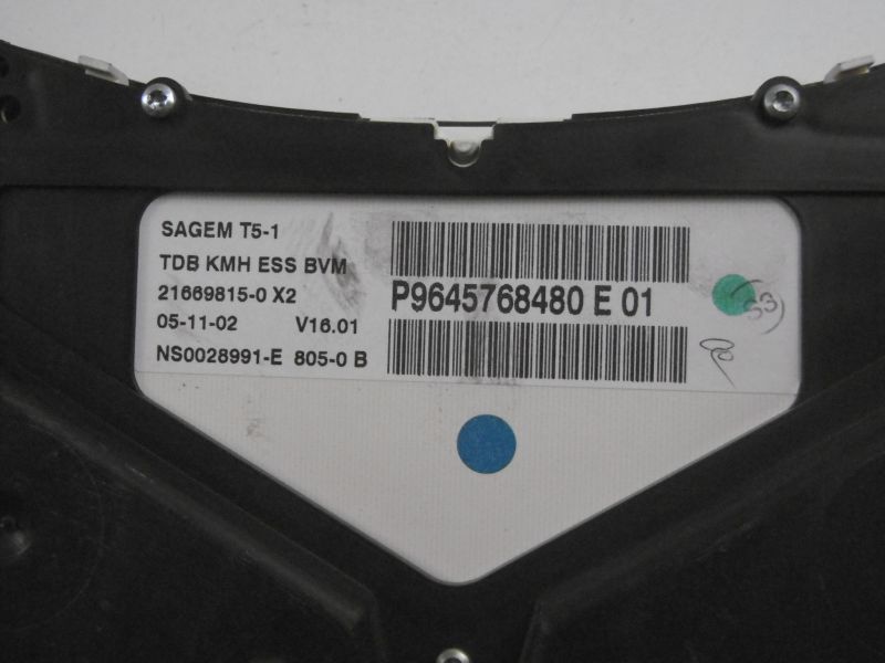 фото №10, Peugeot 307 счетчик приборы 1,4b p9645768480e