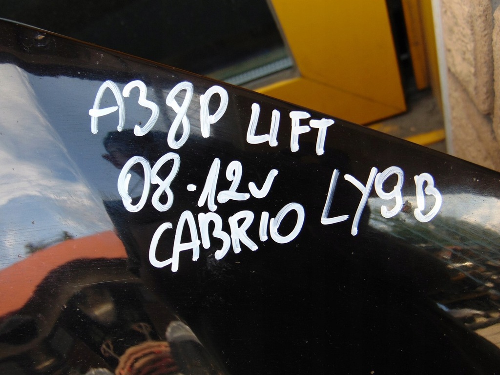 фото №7, Капот крышка двигателя audi a3 8p lift cabrio ly9b