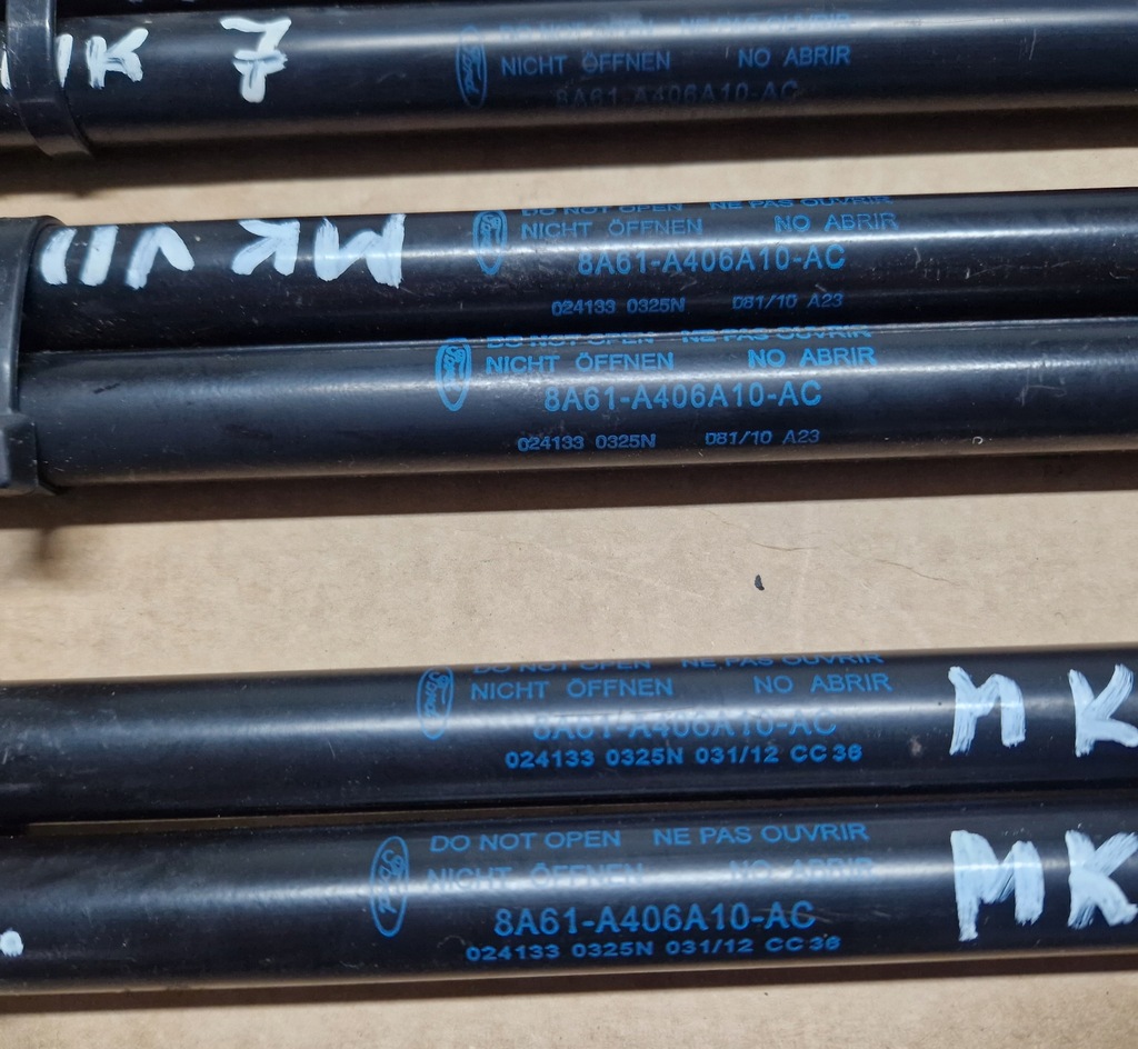 фото №5, Ford fiesta mk7 vii 7 амортизаторы крышки амортизаторы пружины 8a61-a406a10-ac