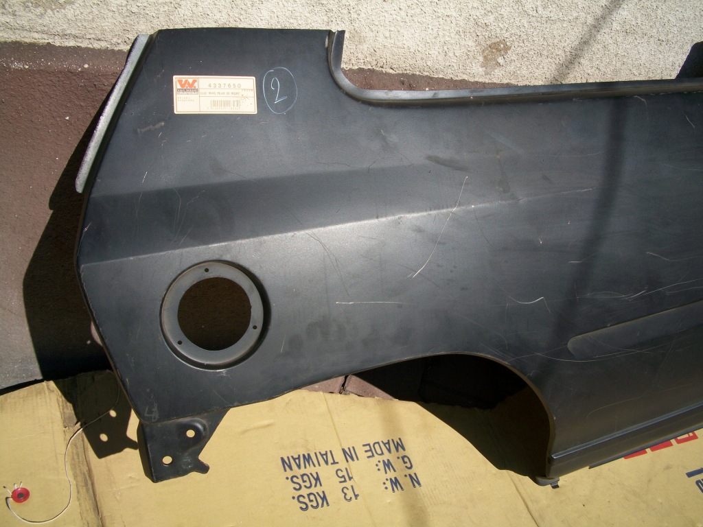 Renault clio 1 90 98 крыло  задний задняя 3d 3 дверь новый van wezel нет к 16v в Украине