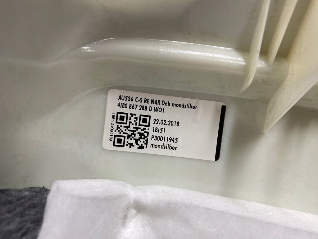 фото №8, Audi q7 4m обшивка оббивка захист стійка c права 4m0867288dwo1