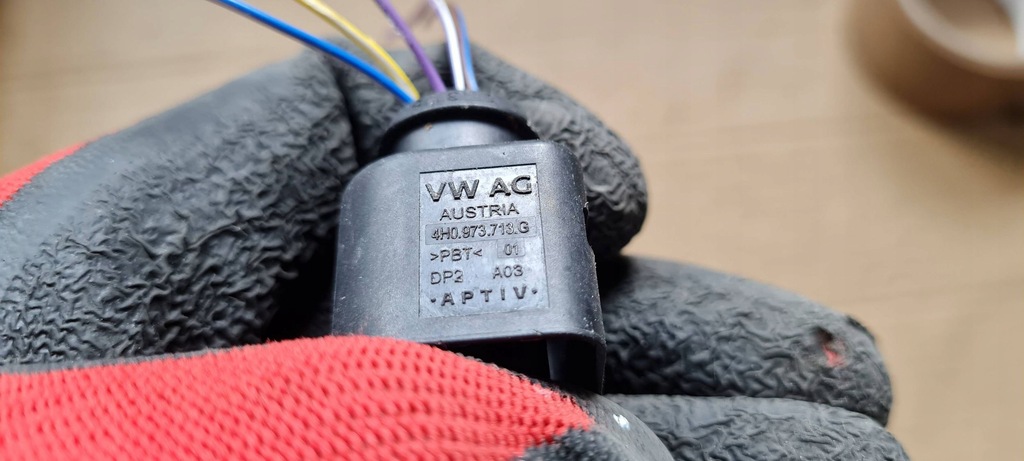 фото №8, Q3 83a штекер колодка з'єднувач 4h0973713g sq7 4m q7 a4 b9 8w a5