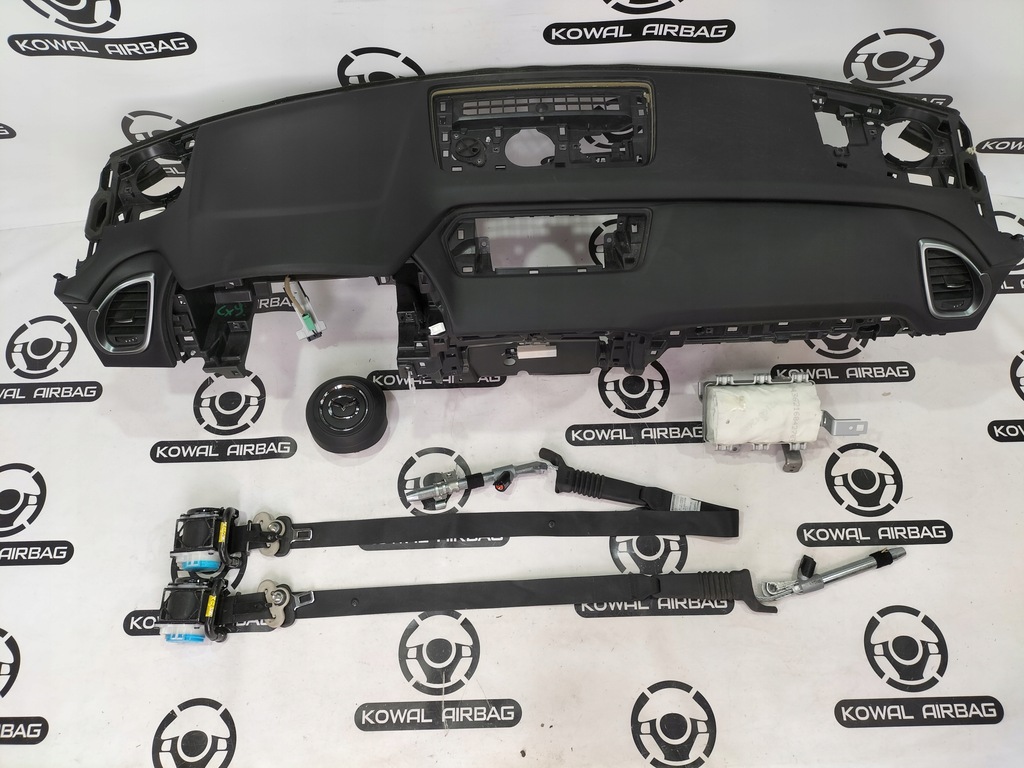 фото №1, Mazda cx9 панель приладів консоль подушка безпеки подушки безпеки ремені оригінал демонтаж