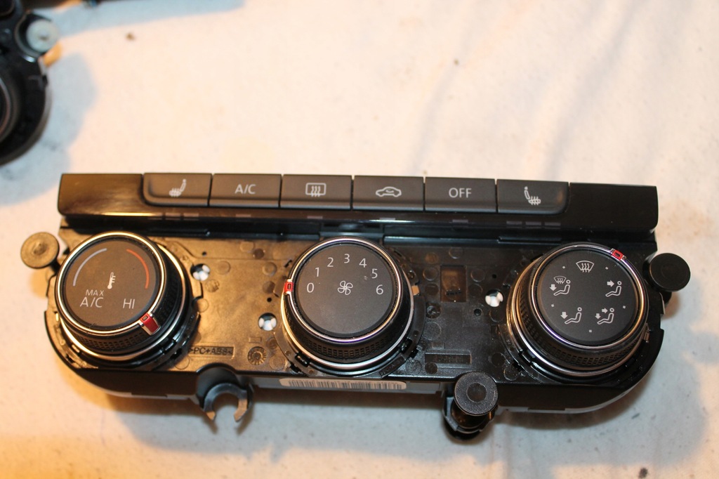 фото №9, Панель кондиционер кондиционера vw passat 7 golf vii b8