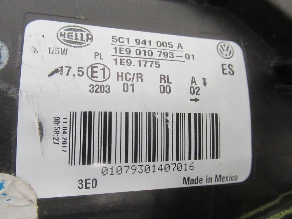 фото №15, Лампа передняя перед левая vw beetle lift 5c1 2014-2019