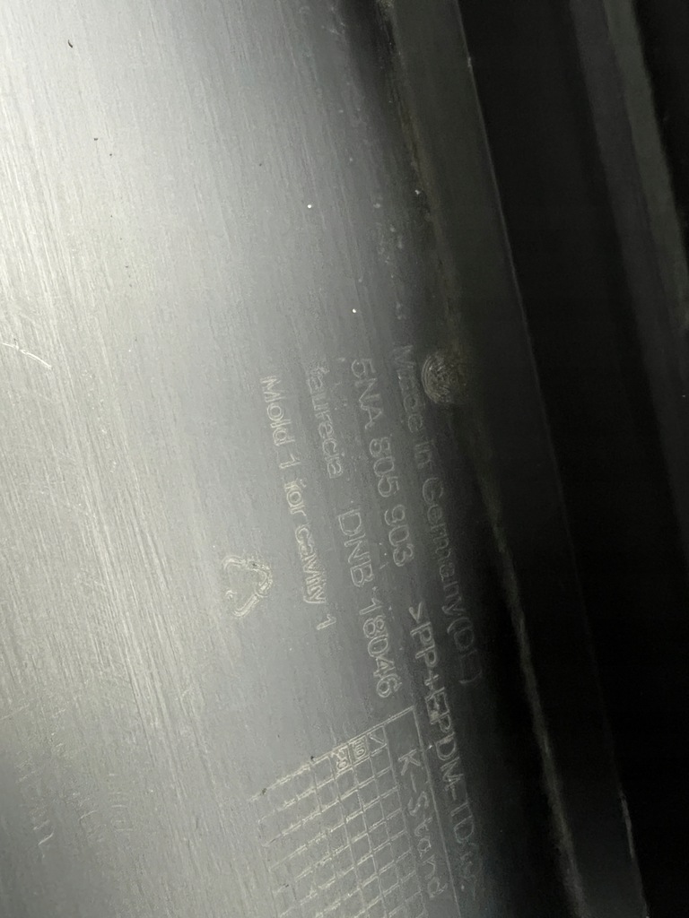 фото №11, Бампер накладка бампера tiguan ii