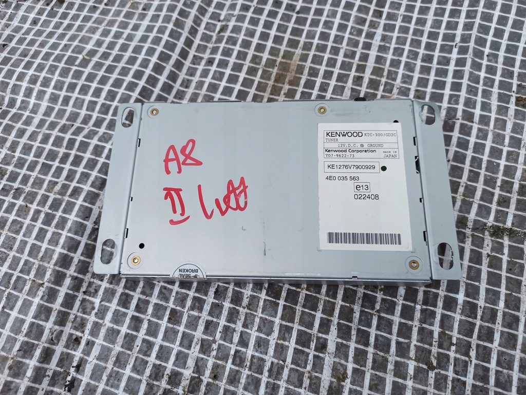 фото №2, Audi a8 d3 блок управления модуль радио тюнер 4e0035563