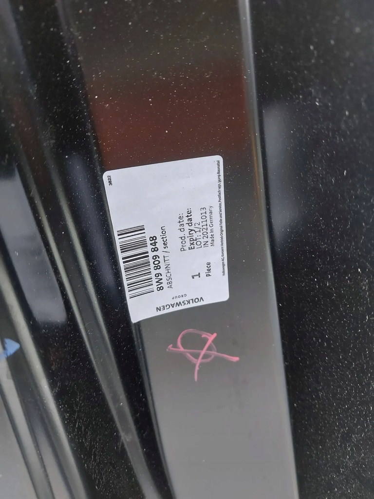 фото №12, Audi a4 s4 b9 8w9 kombi поріг правий блок двигуна обшивка