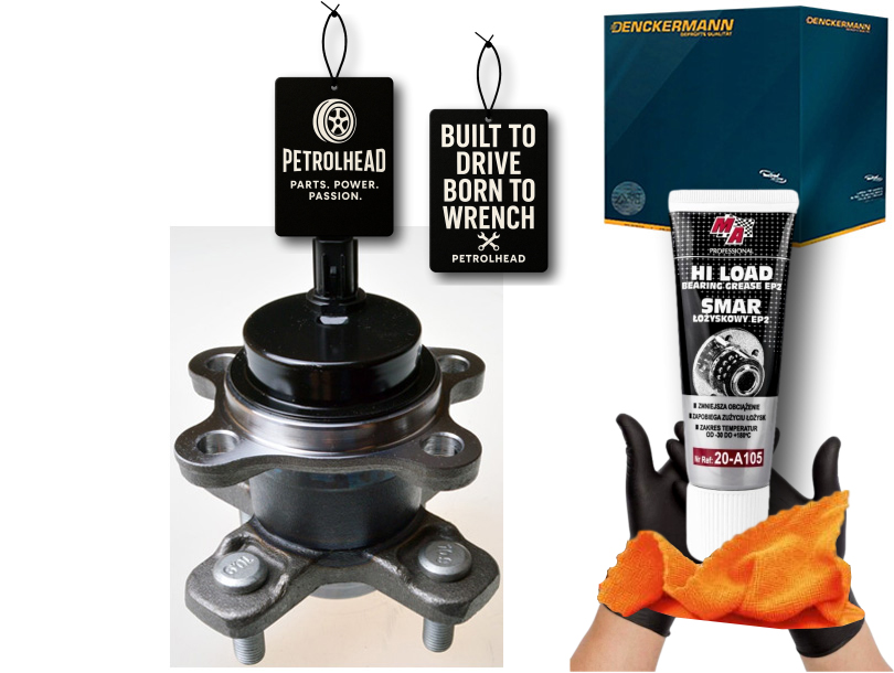 фото №1, Подшипник колеса задняя toyota iq 09- denckermann #petrolhead pro+ kit7