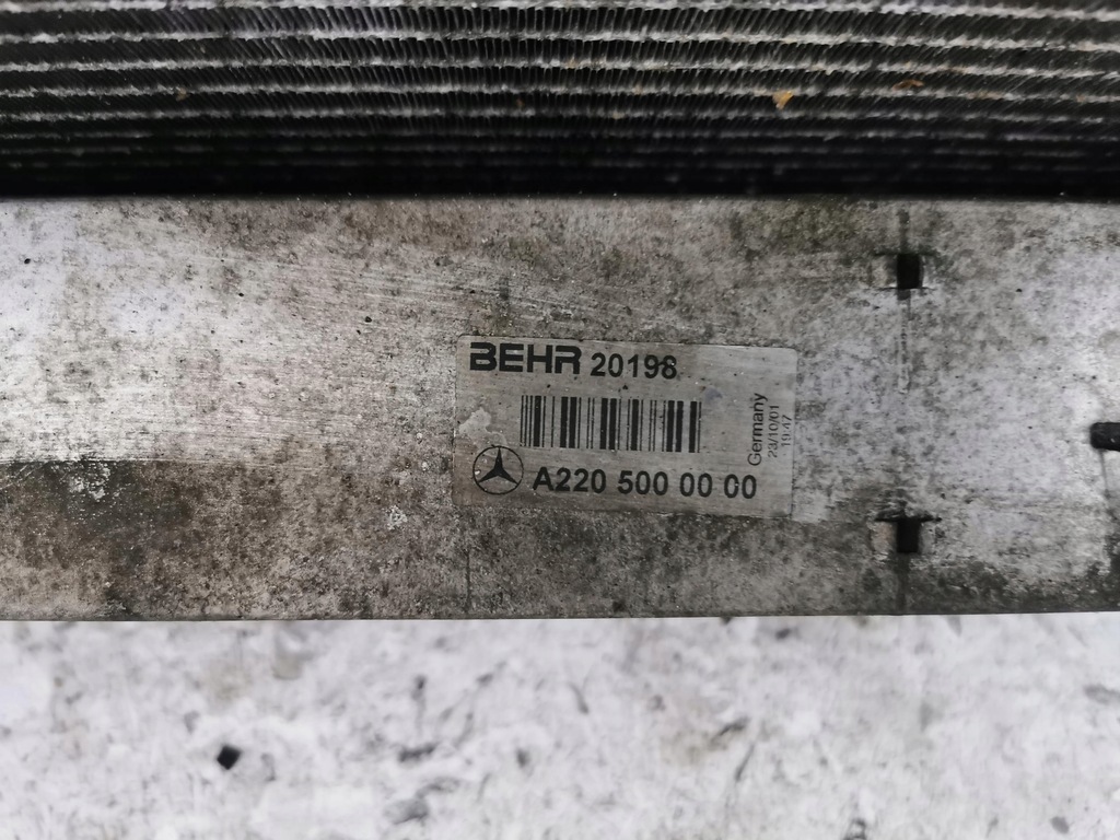 фото №8, Комплект радіатор mercedes s-klasa w220 3.2 cdi