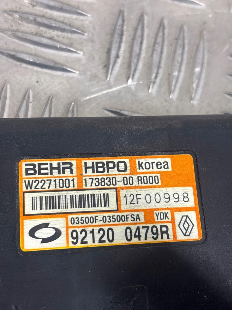 Renault koleos 1 2014 электрический вентилятор радиатора Киев