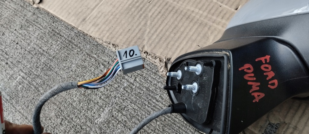 фото №8, Дзеркало праве ford puma mk2 10pin europa повний