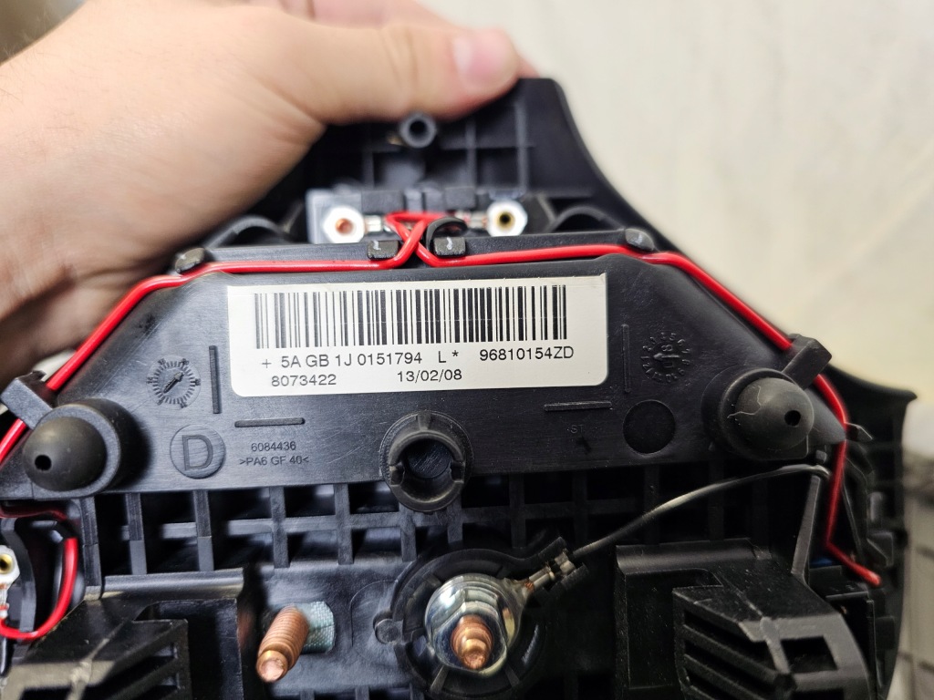 Купить Подушка подушка безопасности водителя пассажира ремни ремень комплект peugeot 308 t7