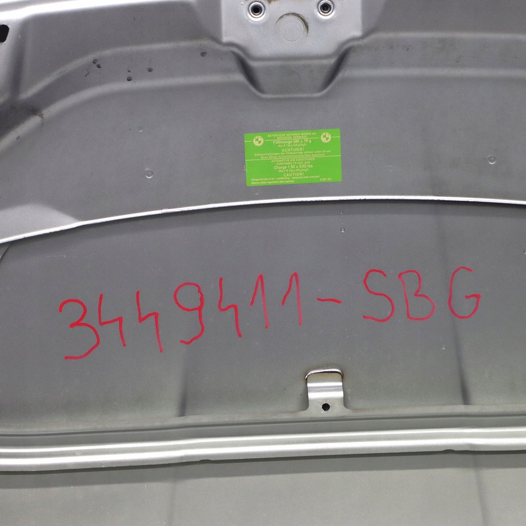 фото №14, Bmw x3 e83 капот кришка двигуна silbergrau - a08