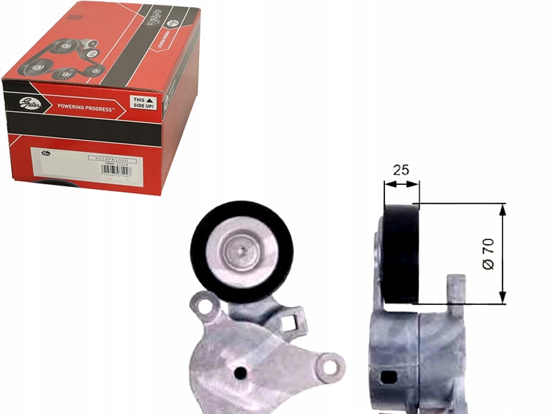 фото №1, Gates ролик натяжителя citroen c4 grand picasso i 1