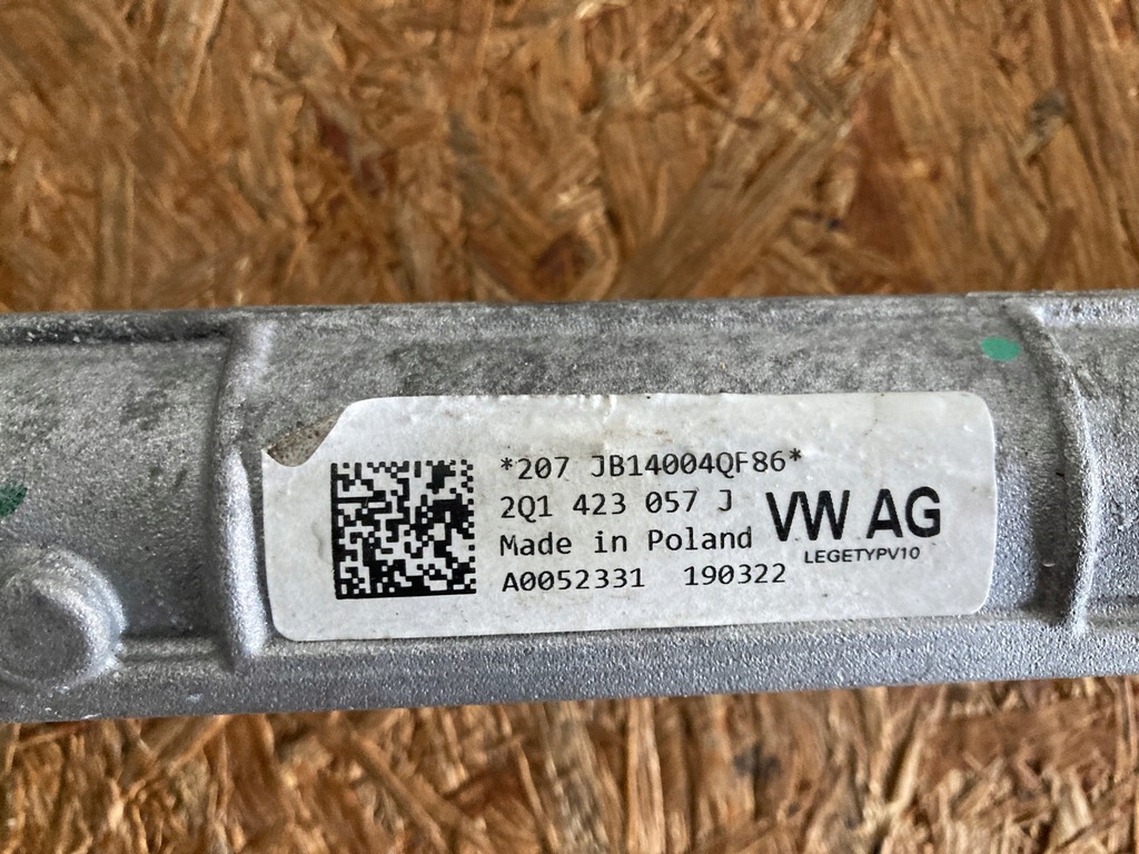 фото №5, Трансмиссия рулевая рейка vw polo 2g0 2q1423057j