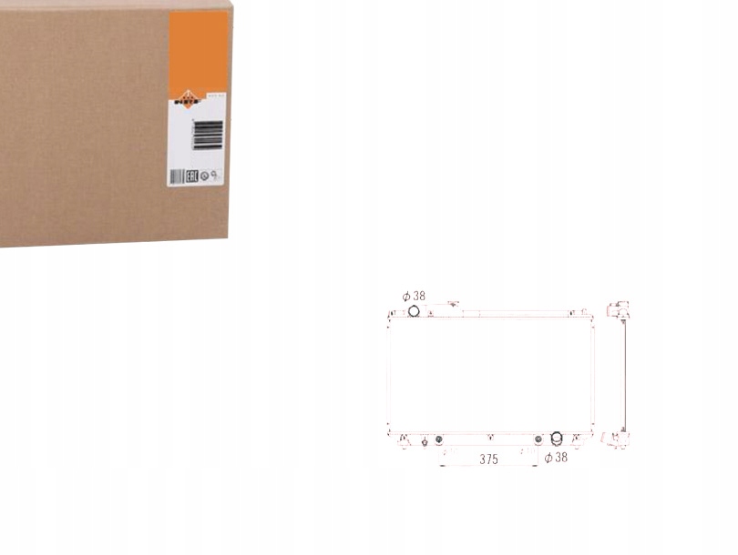 Купить Nrf53584 радиатор lexus