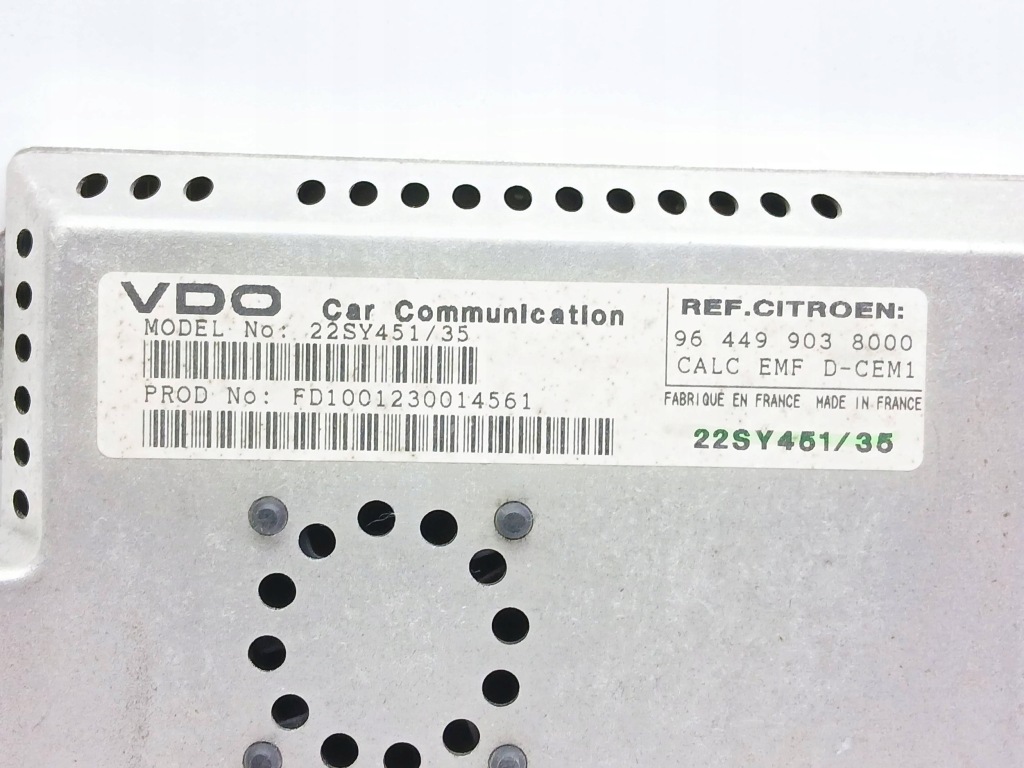 Інше блоки управління citroen c5 964499038000 Зі Шроту