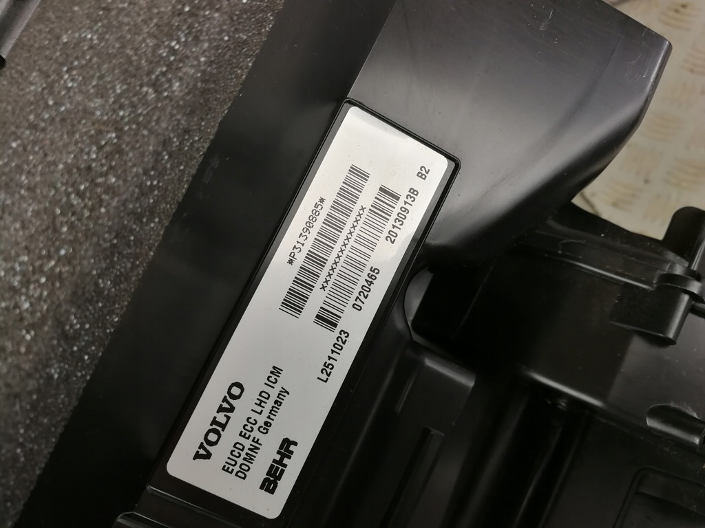 фото №11, 31390885 отопитель воздуходувка обдув кондиционера volvo v60 i lift 2013-18