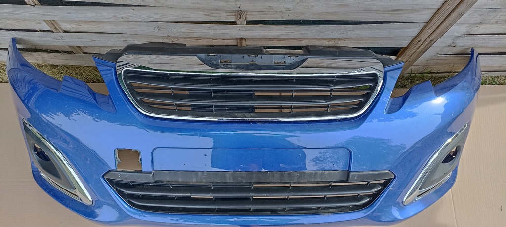 фото №15, Бампер перед передній peugeot 108 14-19rok з решітка радіатора хром 52119-0h150