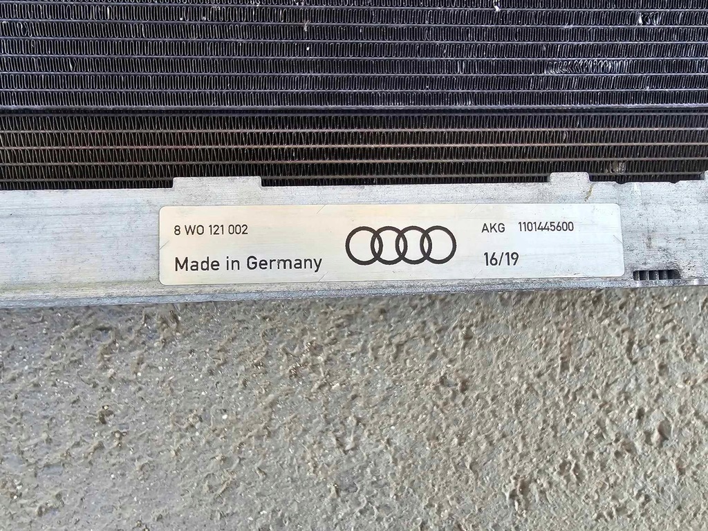 фото №11, Комплект радиатор вентиляторы pas передний балка усилитель audi rs5 f5 2.9