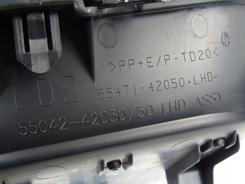 фото №6, Toyota rav4 5 v бардачок заглушка консоли полка колодка 55471-42050 2019-