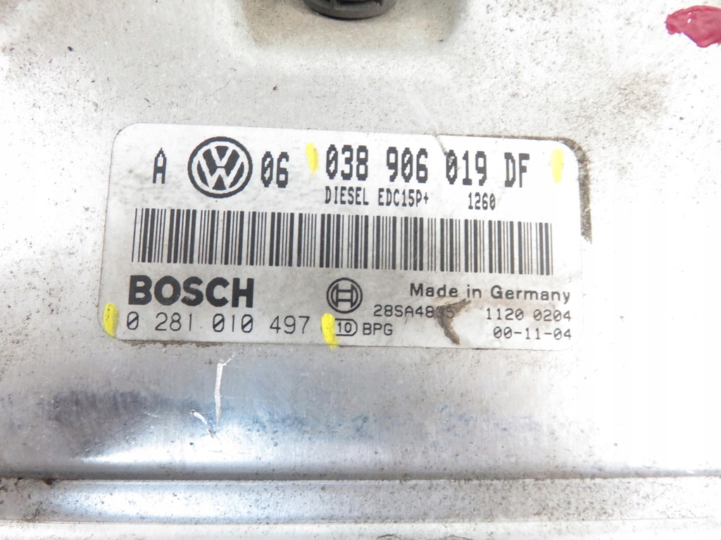 фото №6, Блок управления vw bora 1.9 tdi 038906019df 0281010497