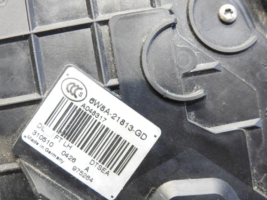 фото №7, Замок двері лівий перед 10+4 pin jaguar xf x250 6w8a-21813-gd a048317