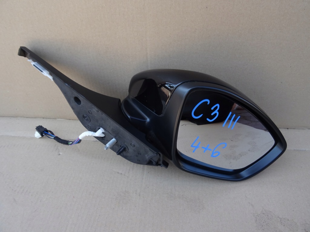 фото №1, Citroen c3 iii зеркало правое 4+6