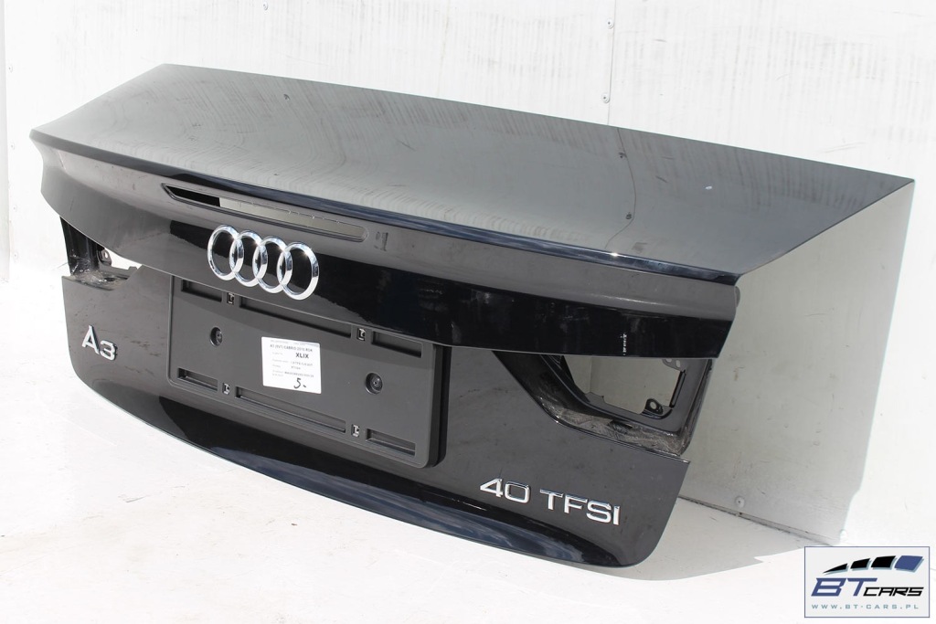 Audi a3 cabrio задний  бампер задний + крышка багажника багажника 8v 8v0 8v7 цвет: ly9b - Недорого