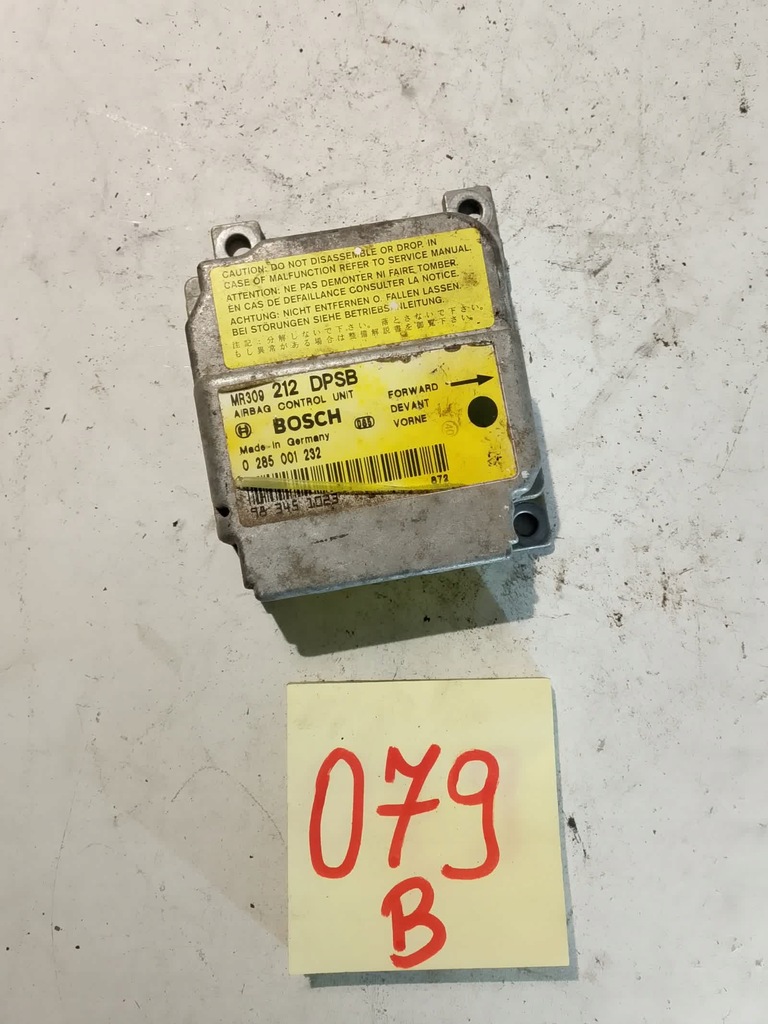 фото №1, Mitsubishi space star 0285001232 блок управления подушек подушка безопасности