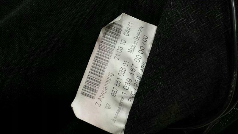 фото №11, Porsche boxster 987 convertible top 98756190302 soft