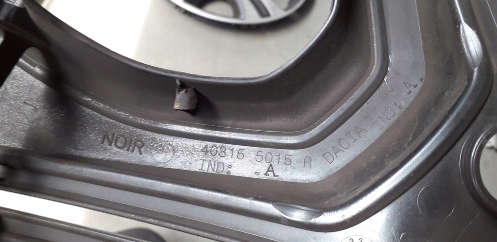 фото №7, Колпак структурный 16 cali dacia sandero stepway 403155015r