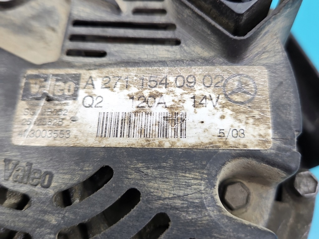 фото №6, Test генератор mercedes w203 a2711540902 1.8 компресор