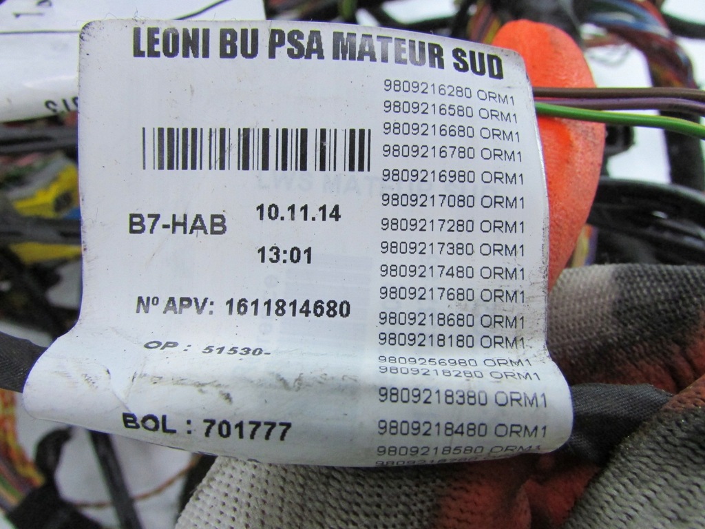 фото №9, Citroen ds4 1.6thp 200km джгут відсік двигуна eu.