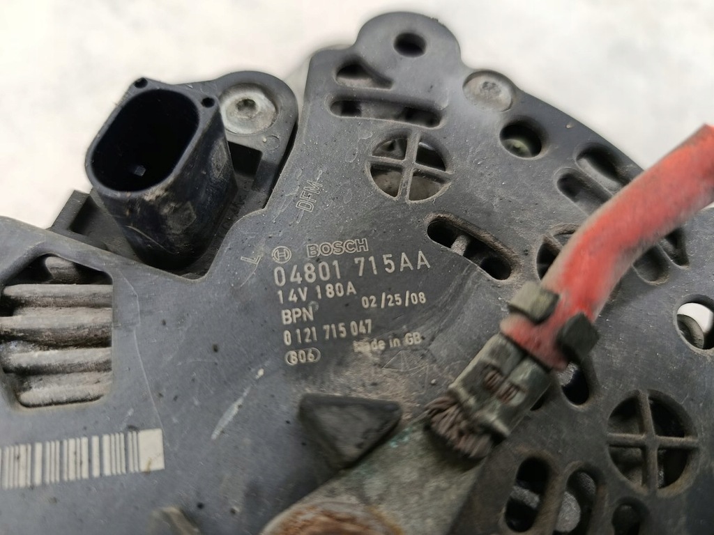 фото №9, Генератор dodge journey 04801715aa 0121715047 2.0 crd