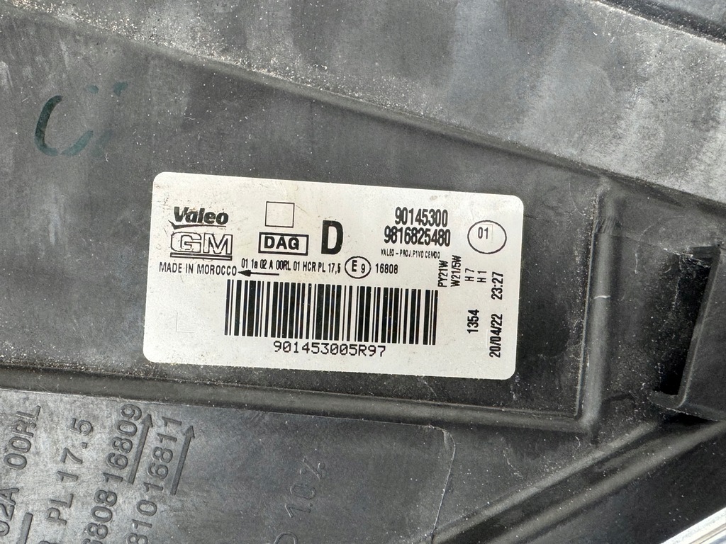 фото №4, Opel combo лампа правая фара 18-