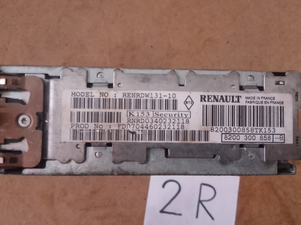 фото №2, Радіо програвач cd renault scenic ii оригінал 8200300858