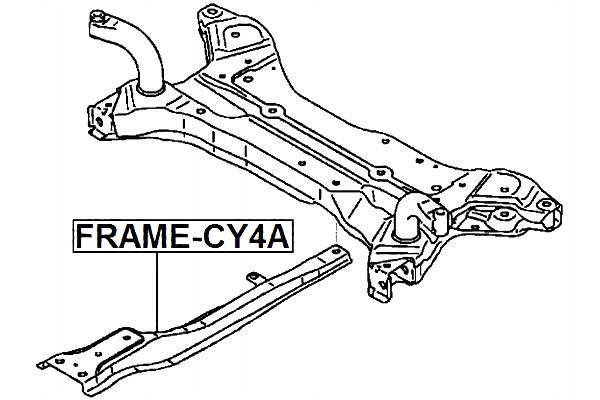 фото №2, Febest передня рама допоміжна