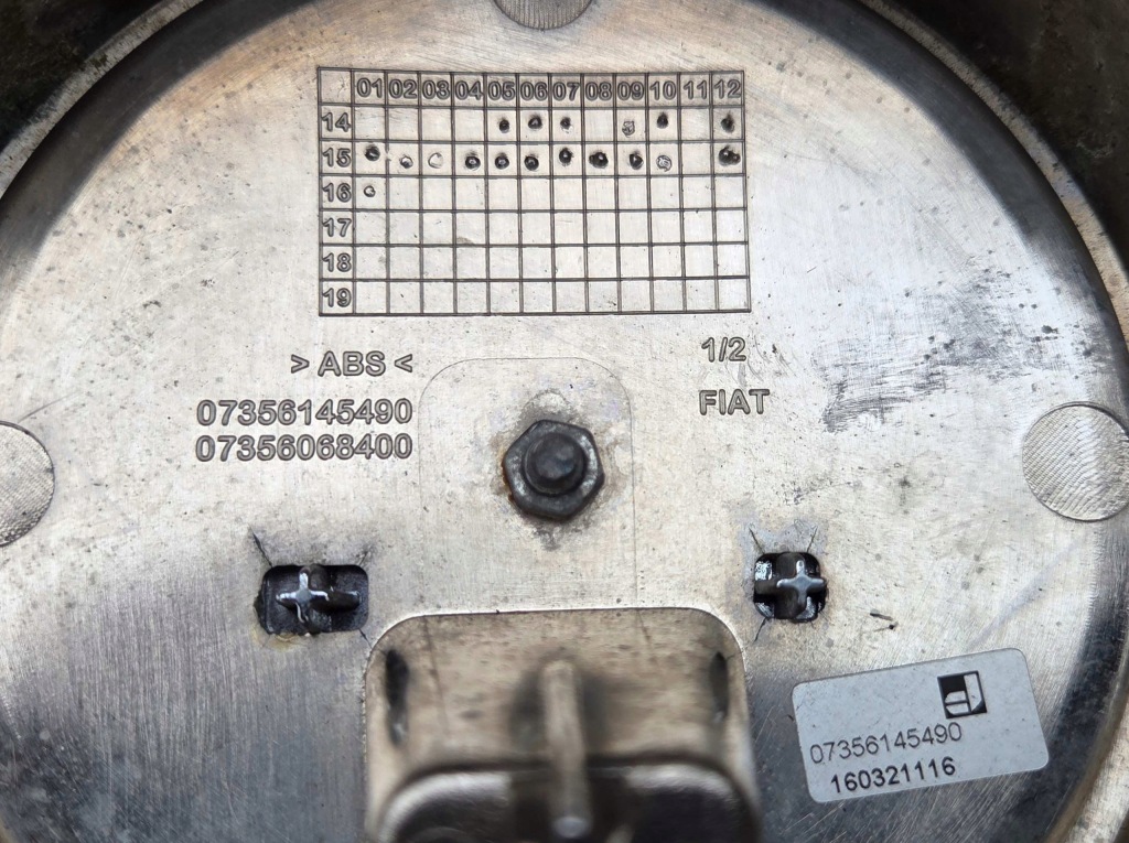 Купити Fiat 500x дорестайлінг  решітка радіатора бампера передній хром 07356145490 14-2018