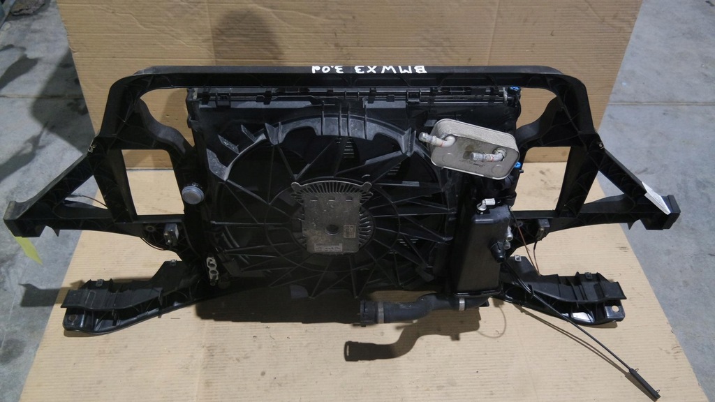 фото №6, Pas передній радіатор bmw x3 e83 3.0 d r6