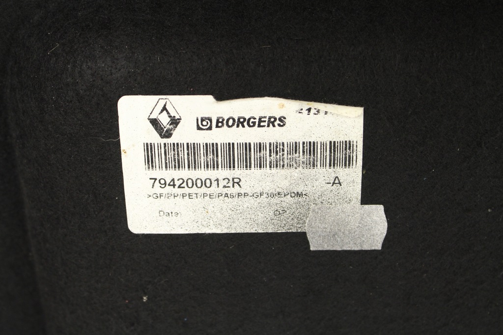 фото №5, Полиця багажника renault scenic iii 09-16